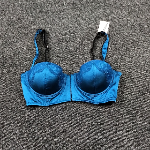 Fleur du Mal Other - Fleur du Mal Vibrant Blue Bra
